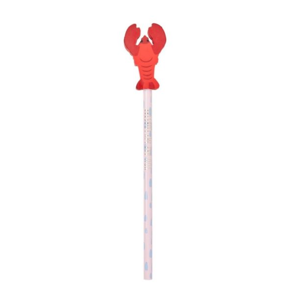 RICE Bleistift mit Lobster Radiergummi - Wunscherfüllerin